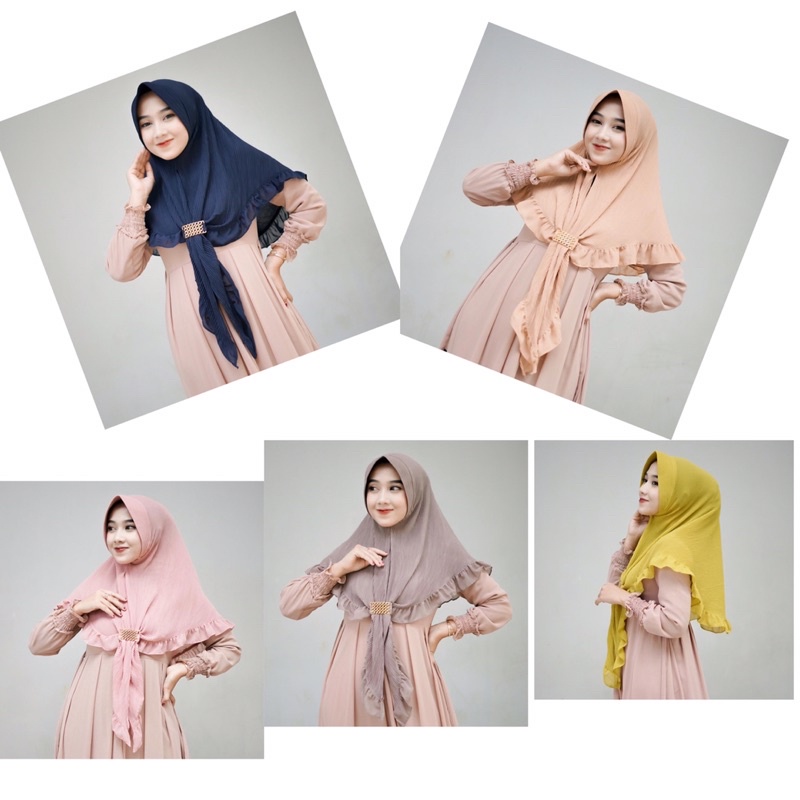 Hijab Instan RING ZARAA KRIWIL babydoll