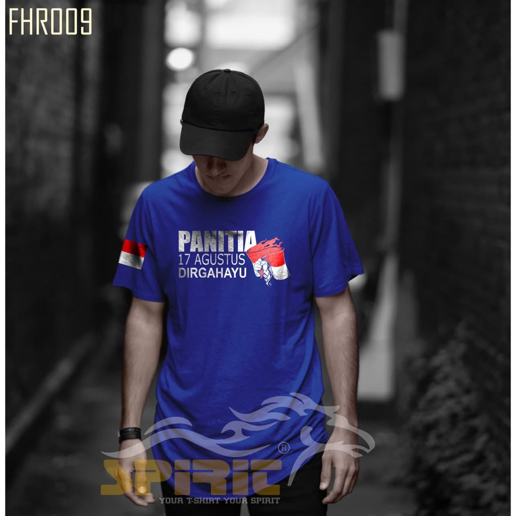 kaos panitia hut ri 76 kaos hut ri 76 murah pakaian Pria pendek Jumbo