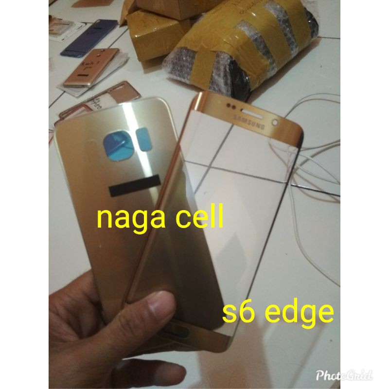 backdoor tutup belakang samsung S6 edge/ kaca lcd touchscreen samsung S6 edge G925