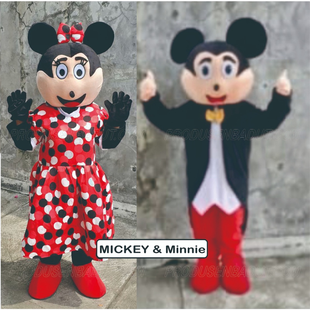 Jual Badut Ngamen Minnie Mouse Mickey Mouse Hello Kitty Little Ponny Produsen Badut Maskot Murah