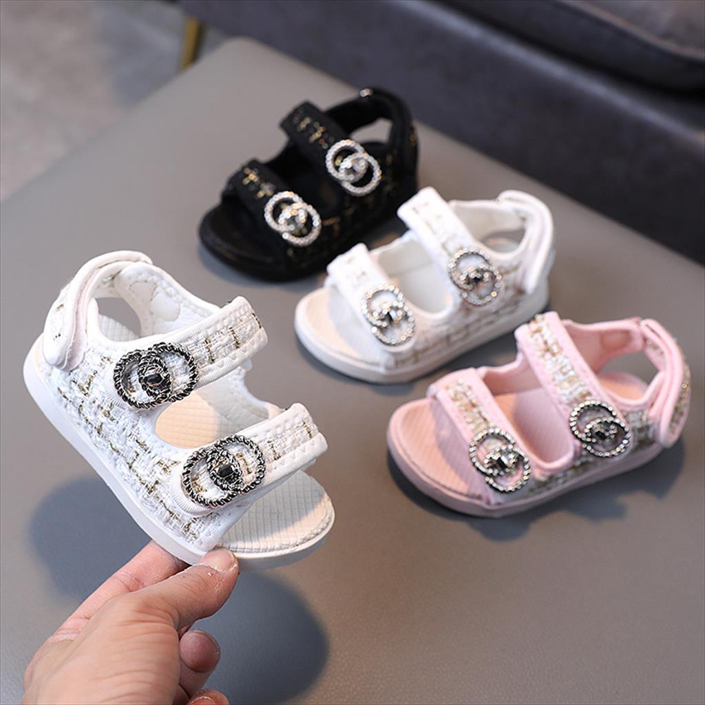 Juragan Junior [COD] Sandal TWINI Anak Perempuan Casual  Non LED Size 21-28