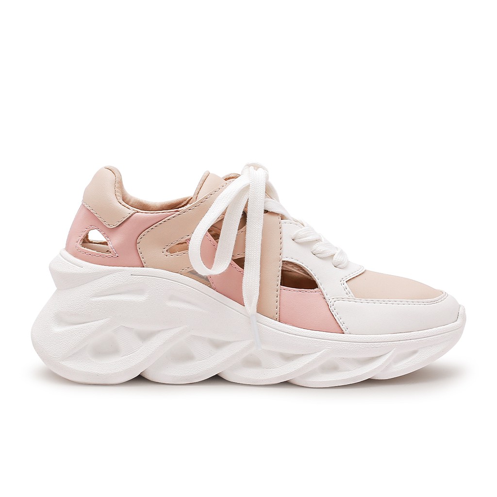 KHK by Khakikakiku Vensha Pinky White Sneakers