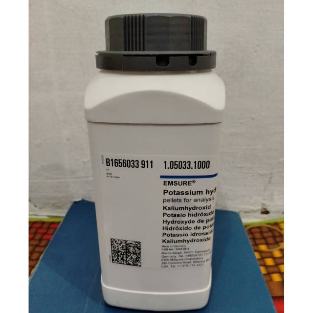 Potassium Hydroxyde 105033 Merck. 1 KG. KOH Merck