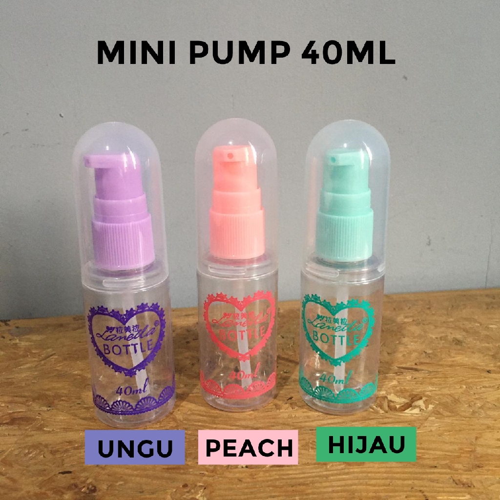 [ Clearance Sale! ] Botol Spray Pump Plastik 20ml 30ml 40ml 50ml 75ml 100ml