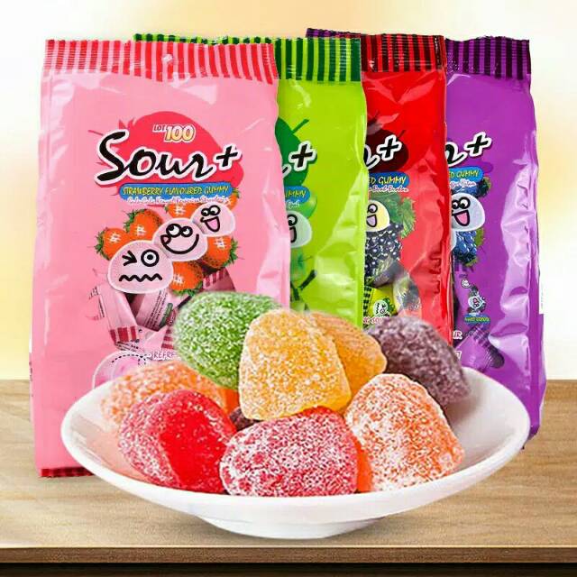 

Lot 100 Sour Plus Gummy 100 gr