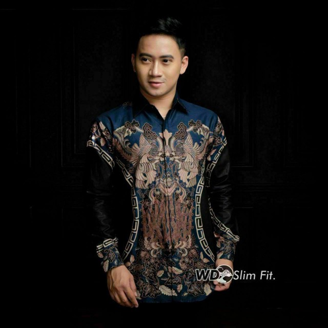 Baju Batik Pria Slimfit Reguler Lengan Panjang Ob 514
