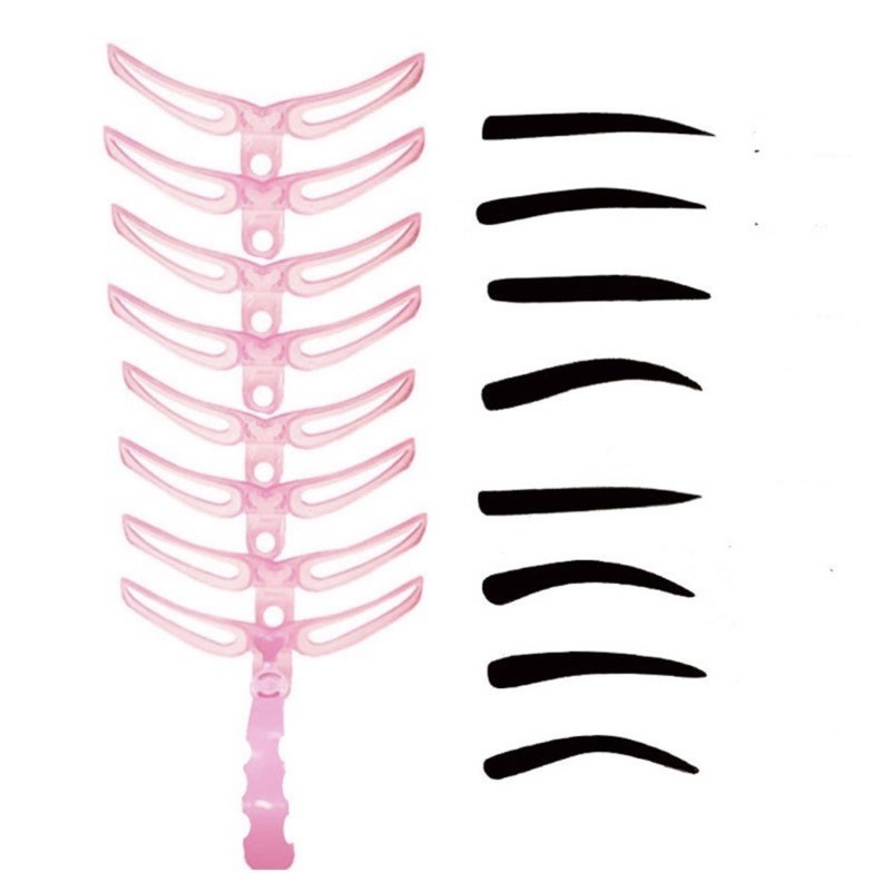 Cetakan Alis Eyebrow Template 1 PACK ISI 4 MODEL-2