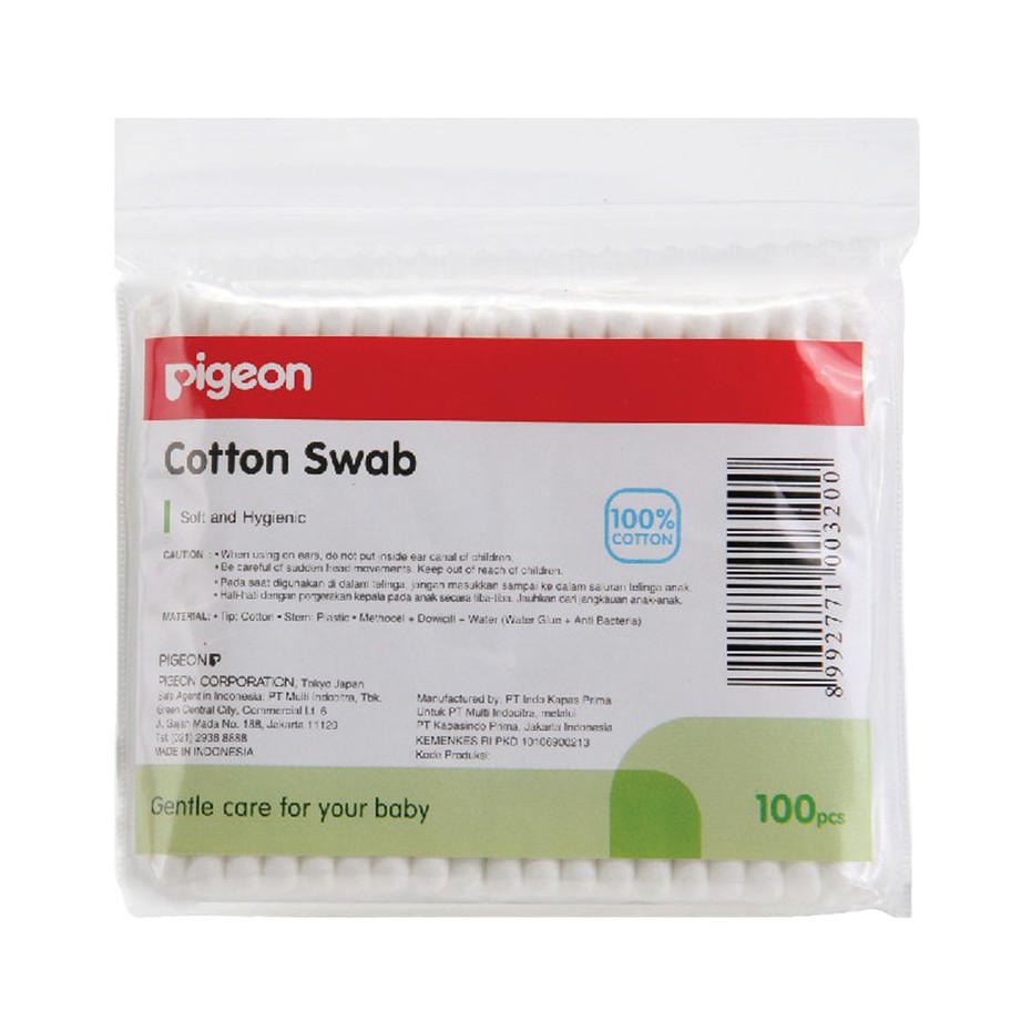 Pigeon Cotton Swab 100 Pcs
