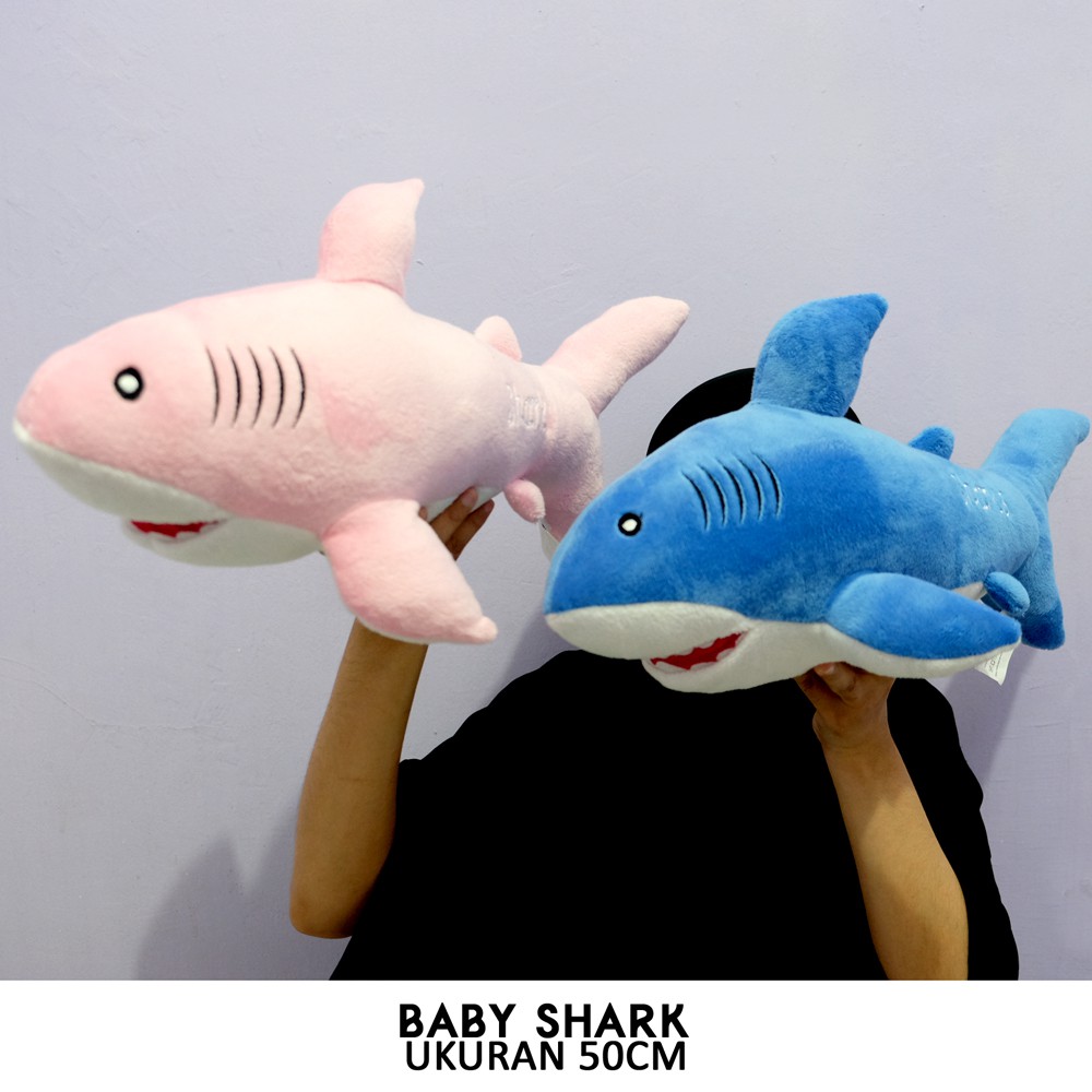 boneka baby shark ikan hiu animal bahanyelvo lembut banget