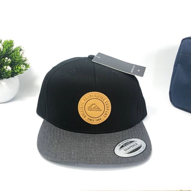 Topi Quiksilver Hawkers Anthracite Original