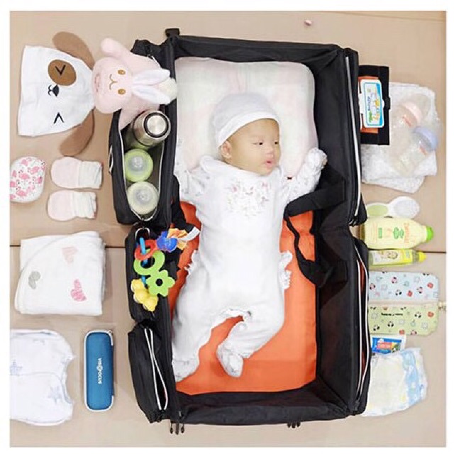 Baby Go Inc - Travel Bed Diaper Bag