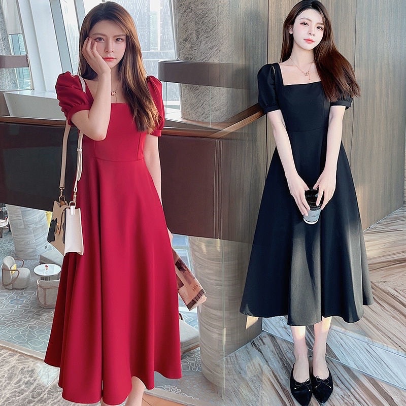 Chiobushop - [Qori] Dress casual wanita minimalis casual kondangan kekinian Korean Style
