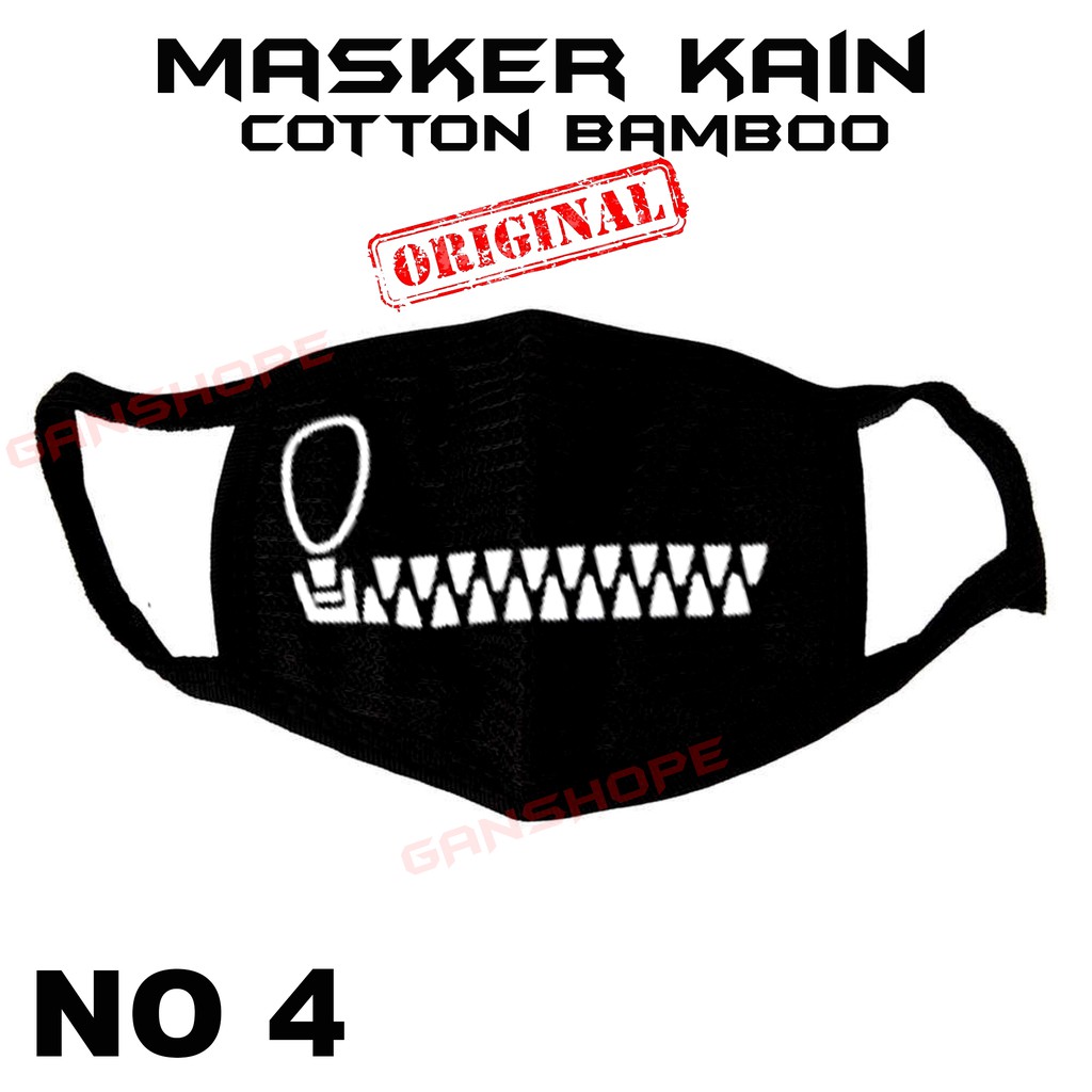 Masker Kain Motif Sablon Unik Lucu Keren Shopee Indonesia