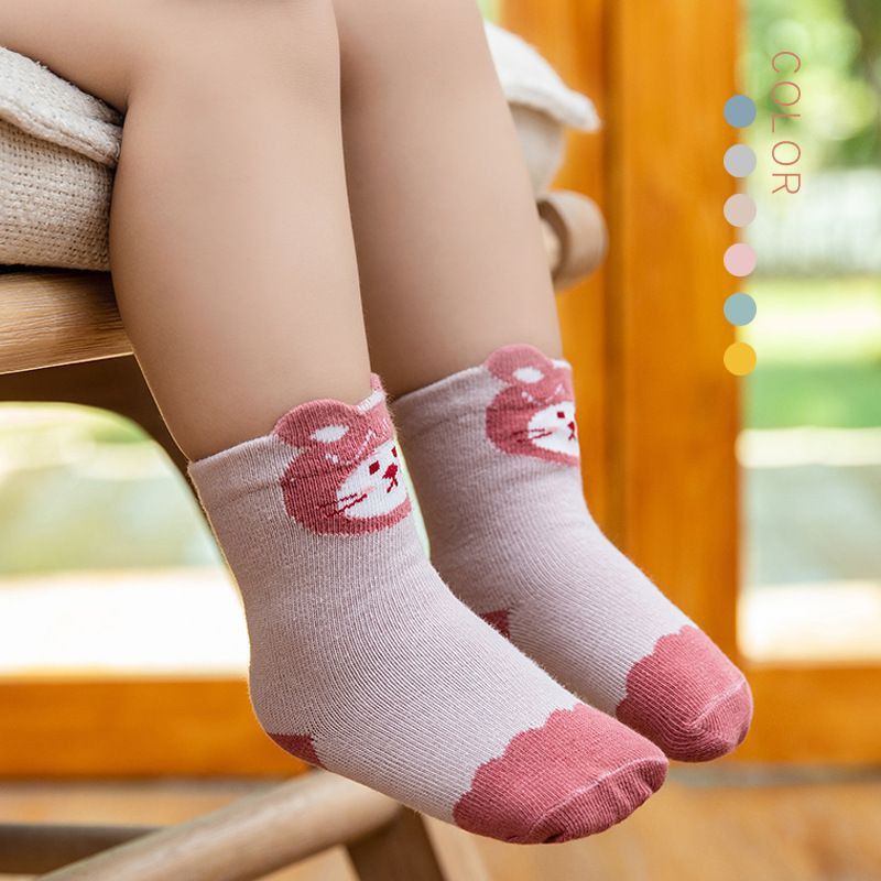 Kaos Kaki Bayi Robibabi style fashion korea motif karakter Animal Anti Slip Import