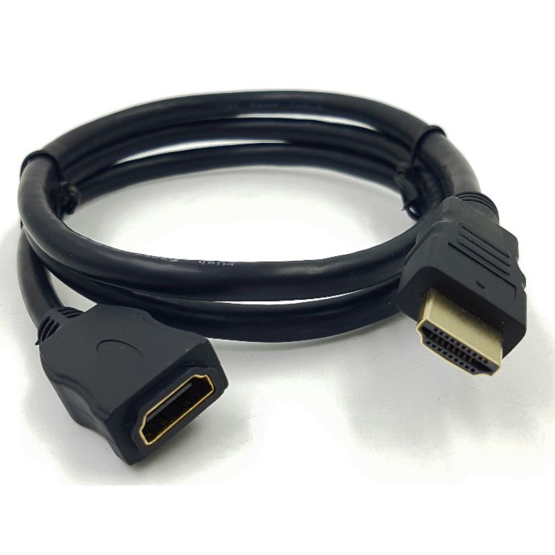 Kabel HDMI Gold Plated male to hdmi female hdmi cable cowok ke cewek