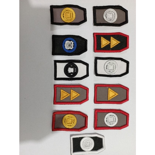 BORDIR ATRIBUT SATPAM TIMBUL PANGKAT/MONOGRAM