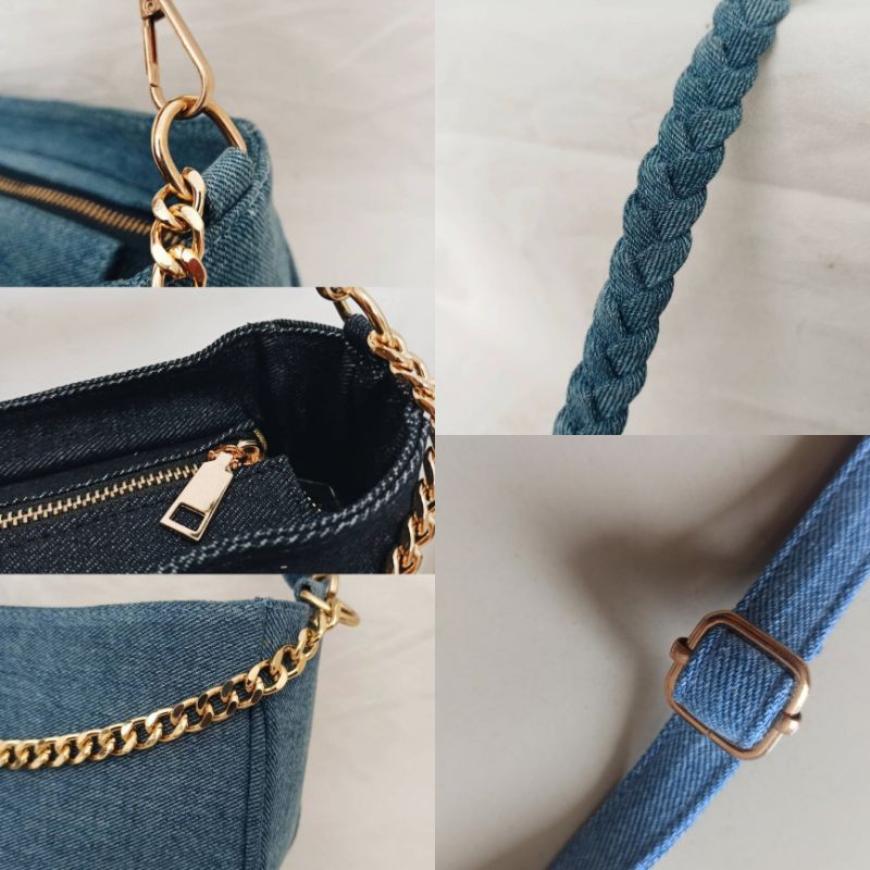 SELUSA SAVANA BAG DENIM | Tas Jinjing Tas Bahu Tas Selempang Terbaru