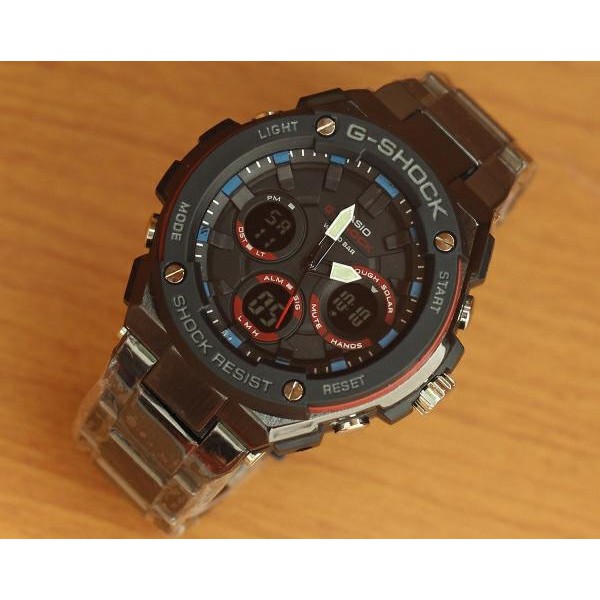 JAM TANGAN G-SHOCK RANTAI STAINLESS STEEL SUPER SPORT MEWAH & ELEGANT