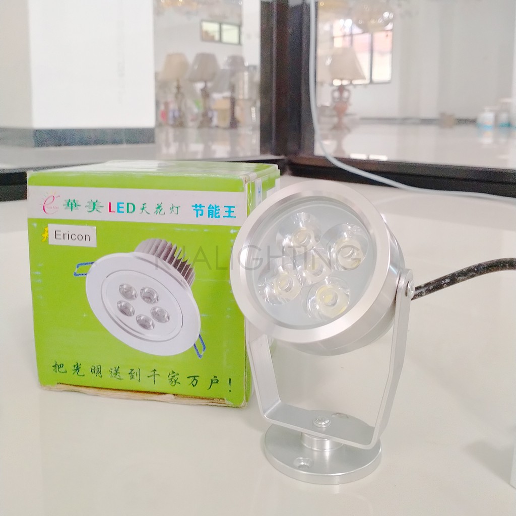 LAMPU LED SOROT 5W TAMAN 5 W WATT MATA SPOT LUKISAN DEKORASI STAINLESS OUTDOOR