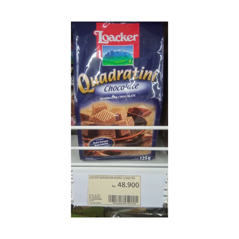 

Loacker Quadratini Chocolate 125gr