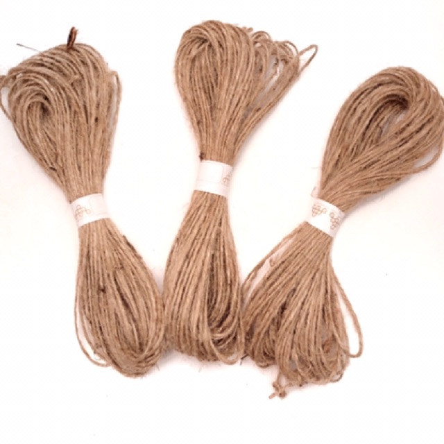 TALI GONI KECIL 25 METER 3 PLY - TALI RAMI - JUTE ROPE