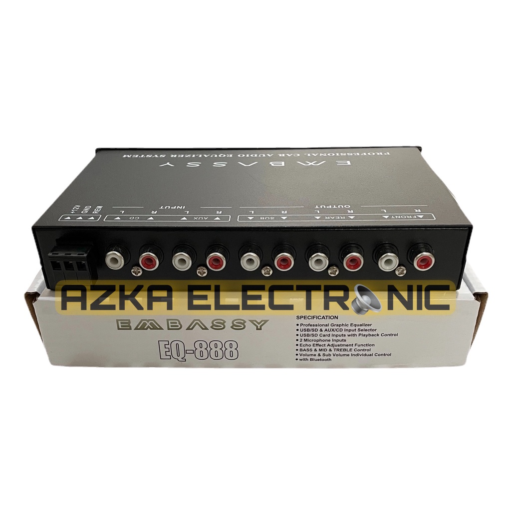 Parametrik Equalizer Plus MP3 Bluetooth Embassy EQ-888