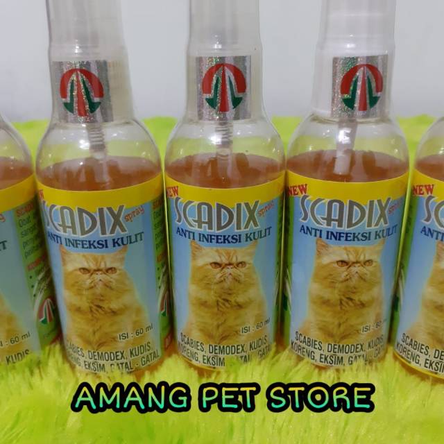  Obat jamur kucing  scadix obat jamur kucing  scadix spray 