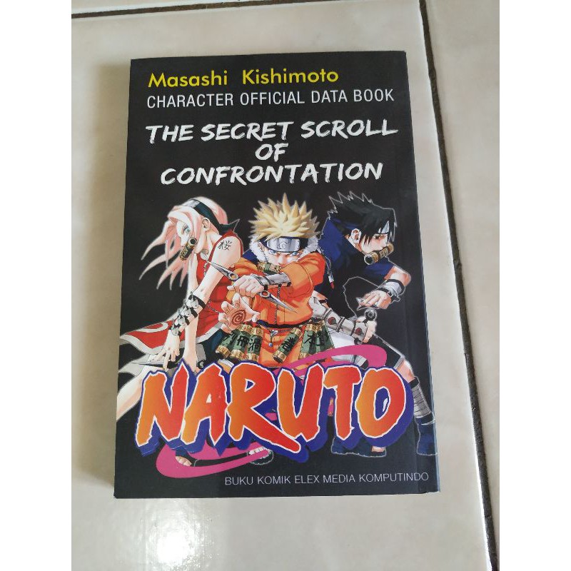 komik naruto character official data book