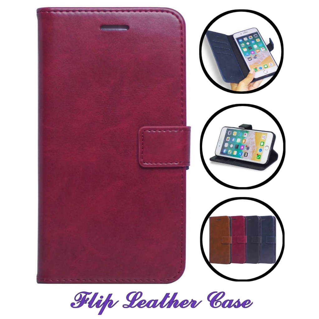 Nokia 2.2 3.1 Plus 4.2 5 5.1 6 2018 6.1 7 7+ 8 X6 Flip Leather Case Aksesoris Handphone Hp Flip Cove