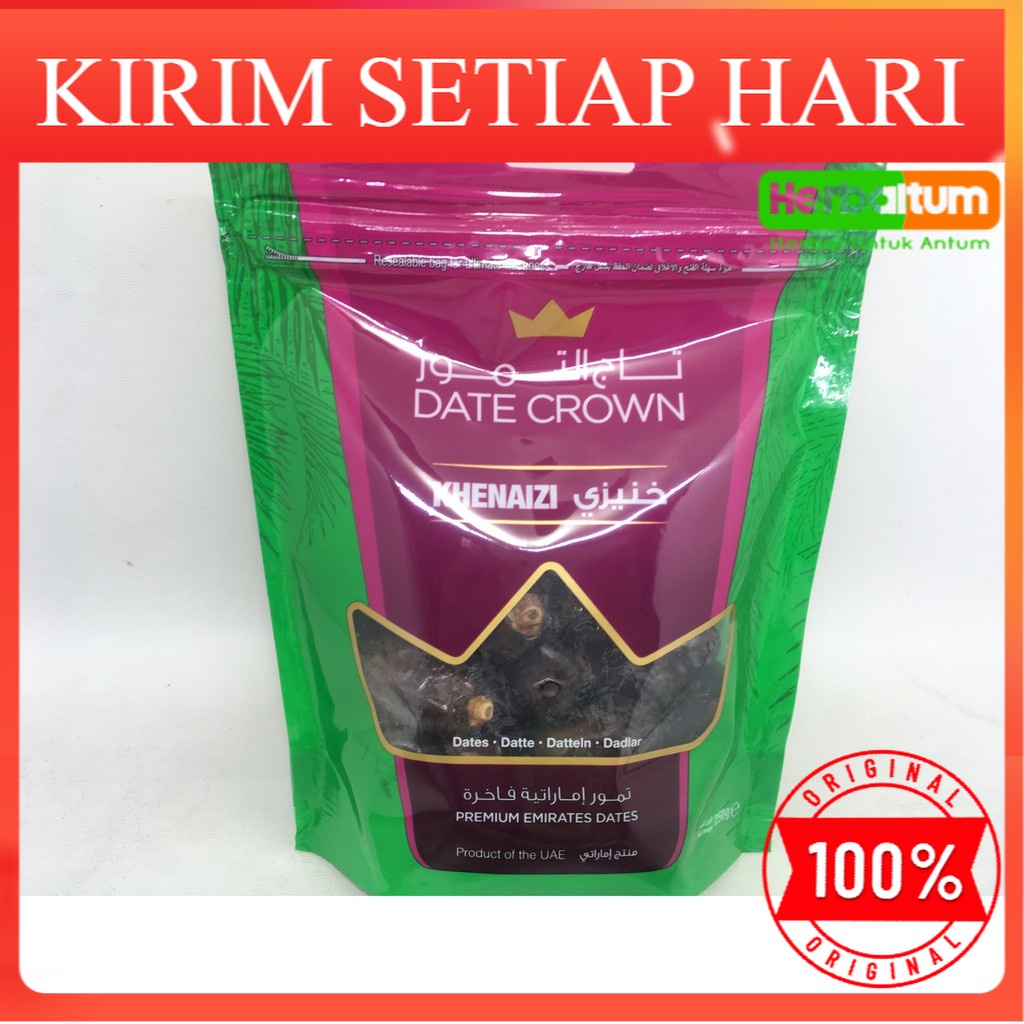 

Kurma Khenaizi 250gr | Date crown Khenizi 250 gr - Buah Kurma Kemasan Terbaru