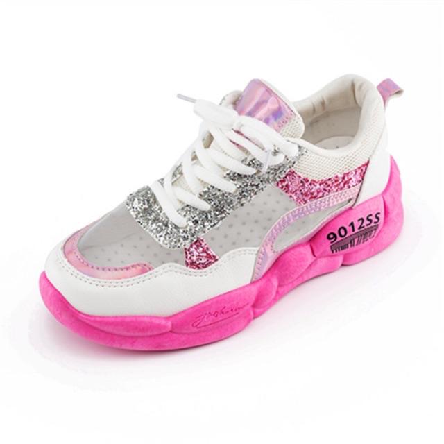 SALE SEPATU SNEAKERS WANITA MARYNE BY AXELINE AS100-Pink