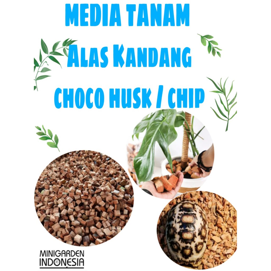 COCO HUSK 200 GRAM COCO CHIP potongan sabut kelapa media tanam aglonema anggrek tanaman hias alas kandang reptil kura substrate