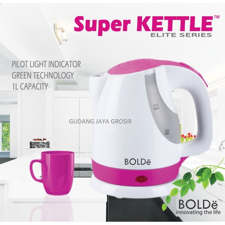 BOLDe Super Kettle Elite Series - Merah Muda