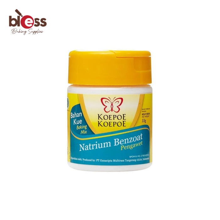 

natrium benzoat kupu 33gr 1/2 KARTON ( 36 PCS )