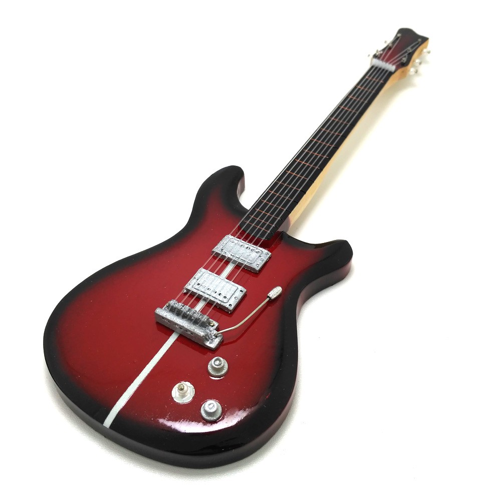 Miniatur Gitar Kayu + Stand - GTR19
