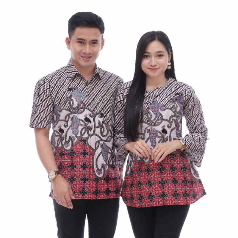 Bswart Cod Cod Cod Couple Batik Pria Dan Wanita Seragam Batik Pekalongan Seragam Kantor
