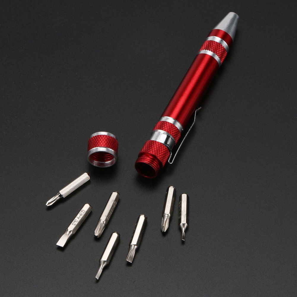 Hot Sale/8In1 Alat Perbaikan Elektrik Gadget Mini Pen Style Precision Screwdriver Set