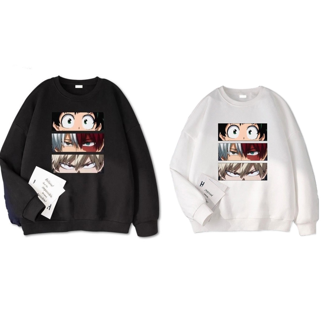 Sweater Basic Crewneck BEST CHARACTER Anime MY HERO ACADEMIA