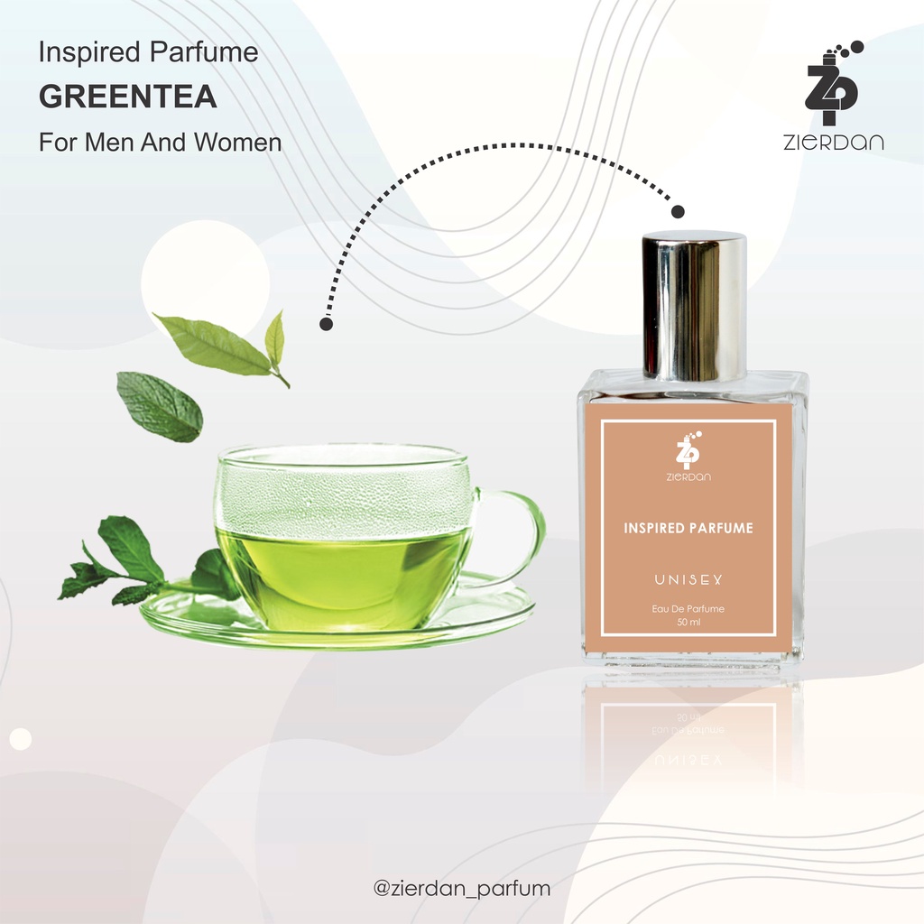 Zierdan Inspired Parfum Greentea Parfume Farfum  Minyak Wangi Tahan Lama Pria &amp; Wanita Unisex