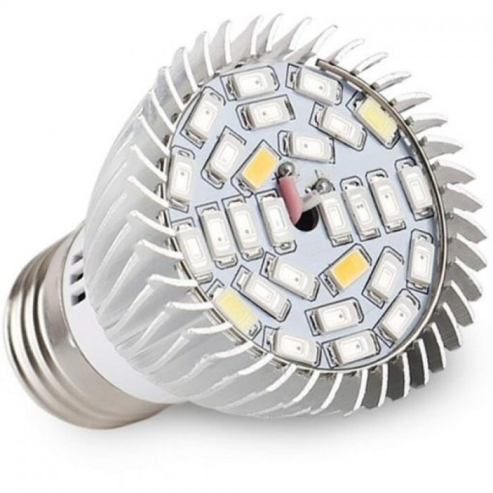 81 LED Grow Light Bulb Full Spectrum 28 LED with UV - for Indoor Plants