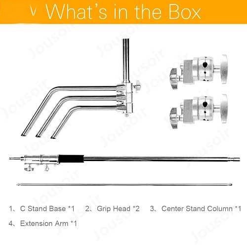 Tiang Multifungsi C Stand Heavy Duty Boom Arm Light Tripod Studio 10KG