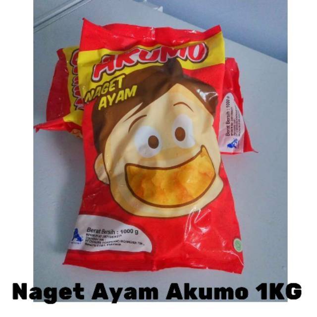 

Naget Akumo 1KG / Akumo Chicken Nugget Beku Naget Ayam Frozen Food
