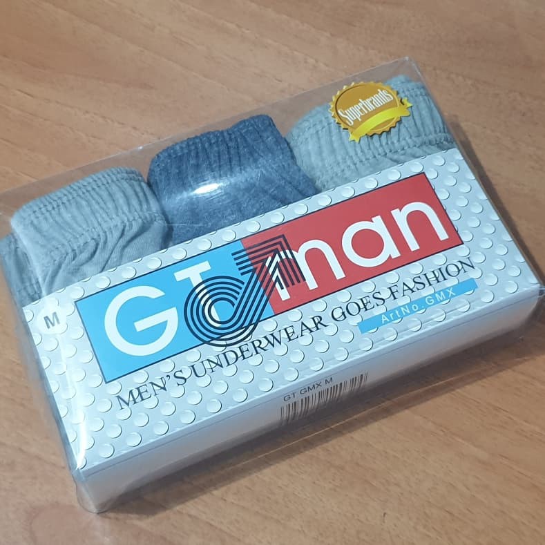 GT man - CELANA DALAM / CD PRIA GT man Original GMX 1 Pack Isi 3 Pcs