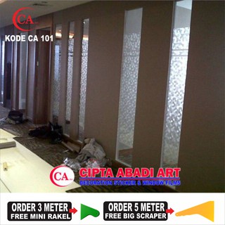 Stiker Kaca  jendela Pintu  Rumah  Kantor Motif Abstrak Blur 