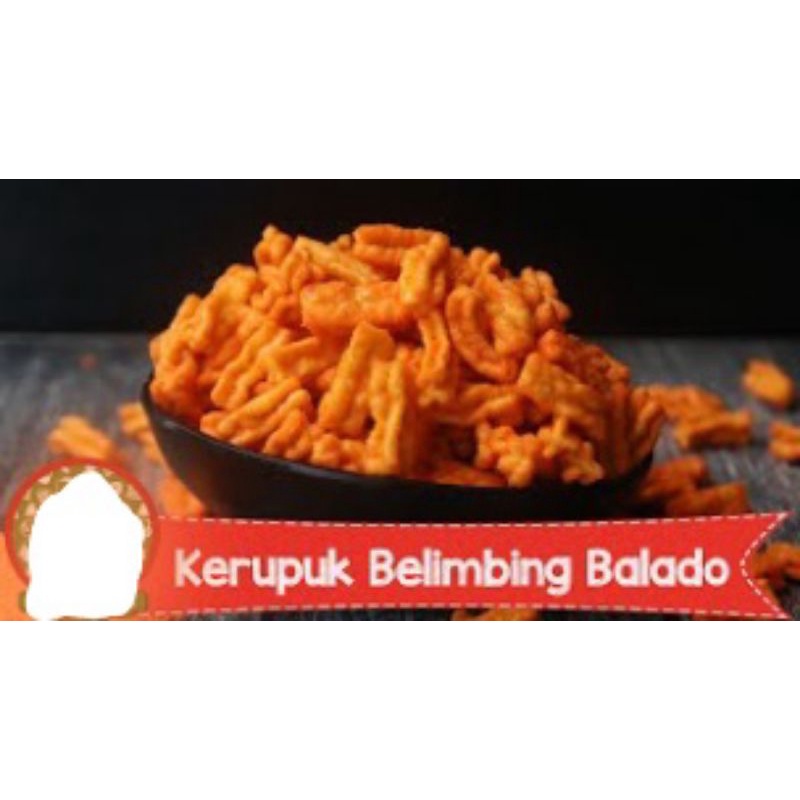 

KERUPUK Belimbing Balado/Original 1pck isi 20