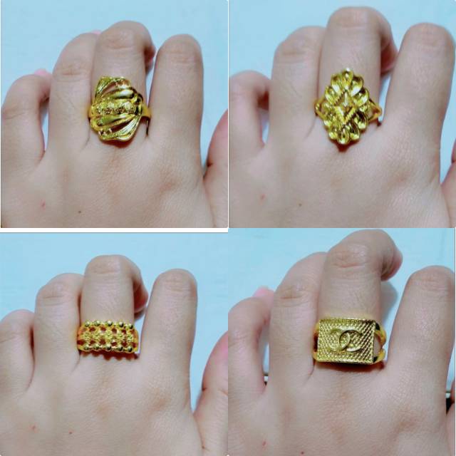 Xuping cincin dewasa warna gold 24k