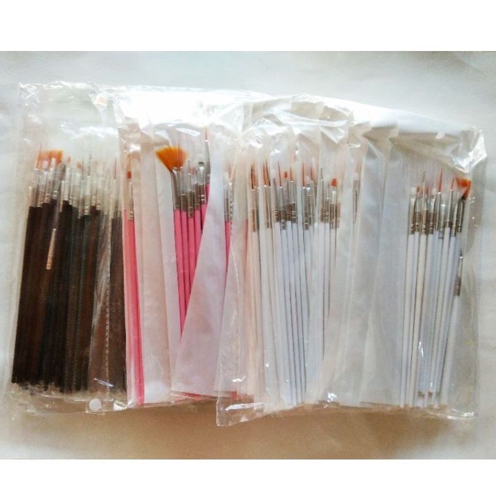 Kuas Set isi 15 untuk Nail Arts/Kuas Dekorasi Nail Arts