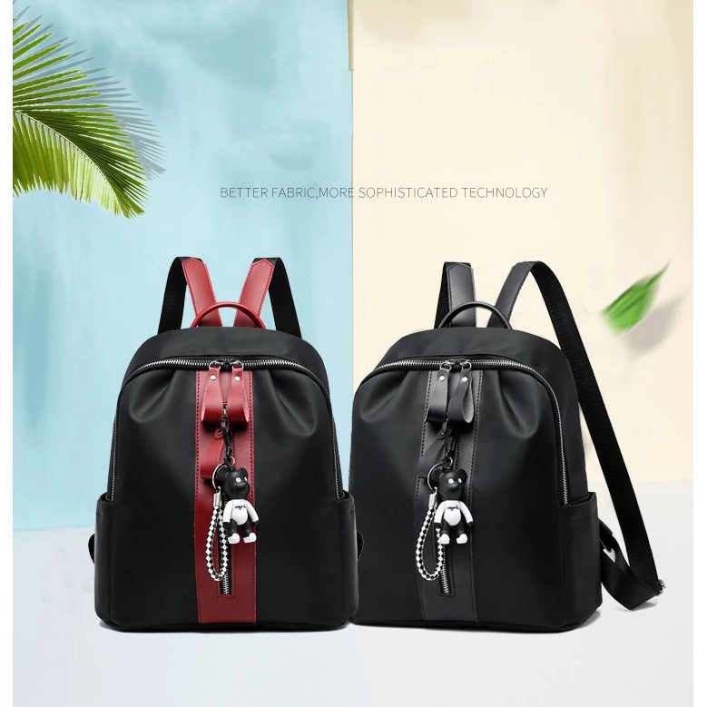 dunia_Tas123 Solar Backpack Micro/Tas Wanita/ Ransel Korea Lokal Rasa Import FREE GANTUNGAN [D14]