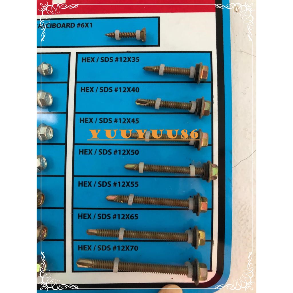 BAUT ROOFING 5CM SKRUP SPANDEK 12X50 Shopee Indonesia BAUT ROOFING 5CM SKRUP SPANDEK 12X50 Shopee Indonesia