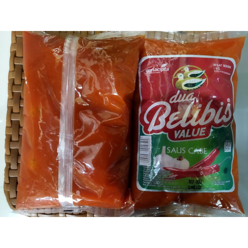 

Saus Cabe Dua Belibis Value Saos Dua Belibis Pedas Saus Bantal Dua Belibis 1Kg